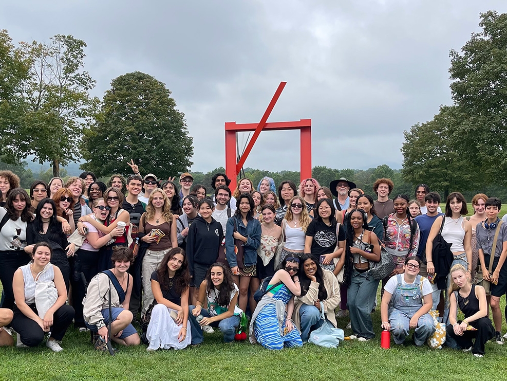 Group picture at storm king arts center